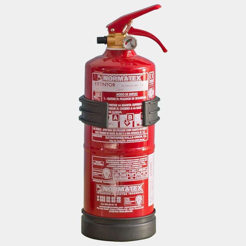 Extintor de polvo ABC de 2 kg